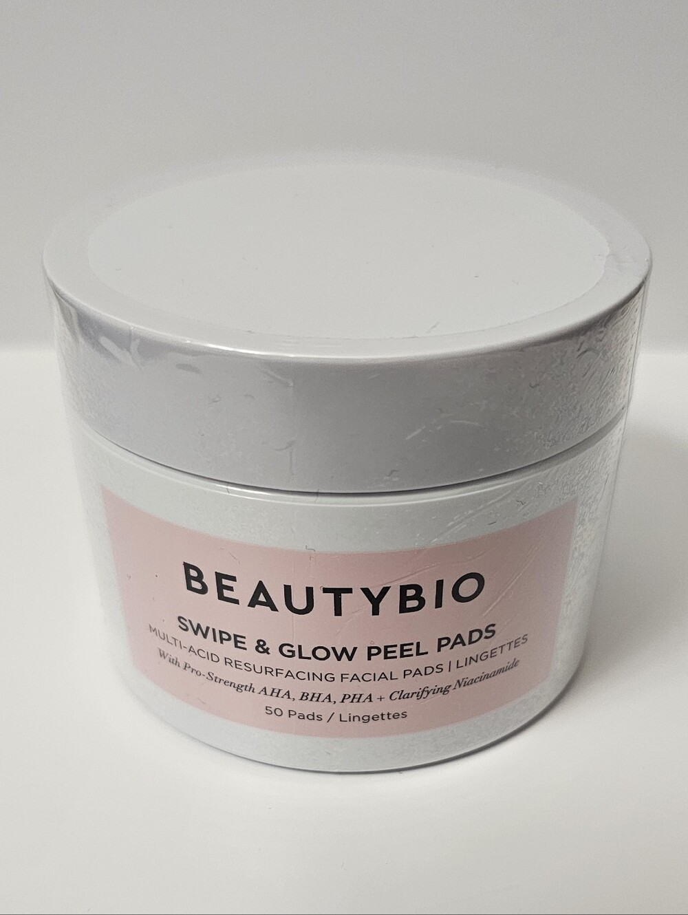 BeautyBio Swipe & Glow Peel Pads 50 ct new sealed skincare exfoliating